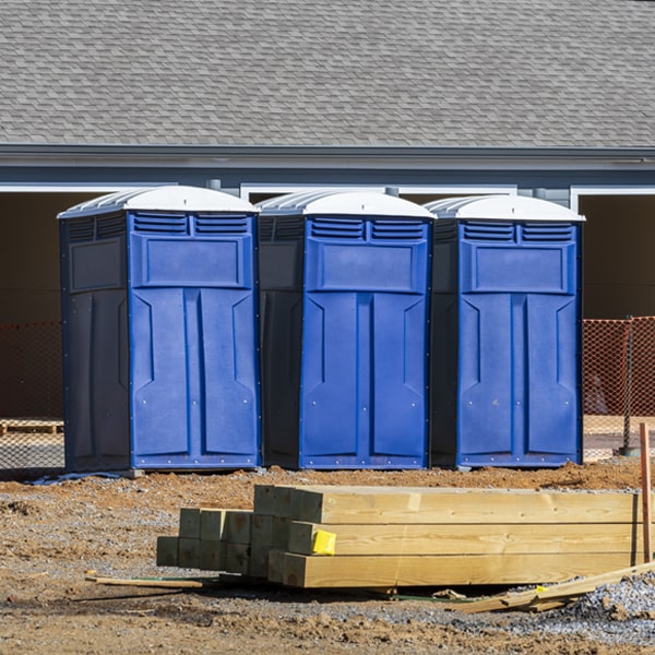 what is the expected delivery and pickup timeframe for the portable restrooms in Yermo CA